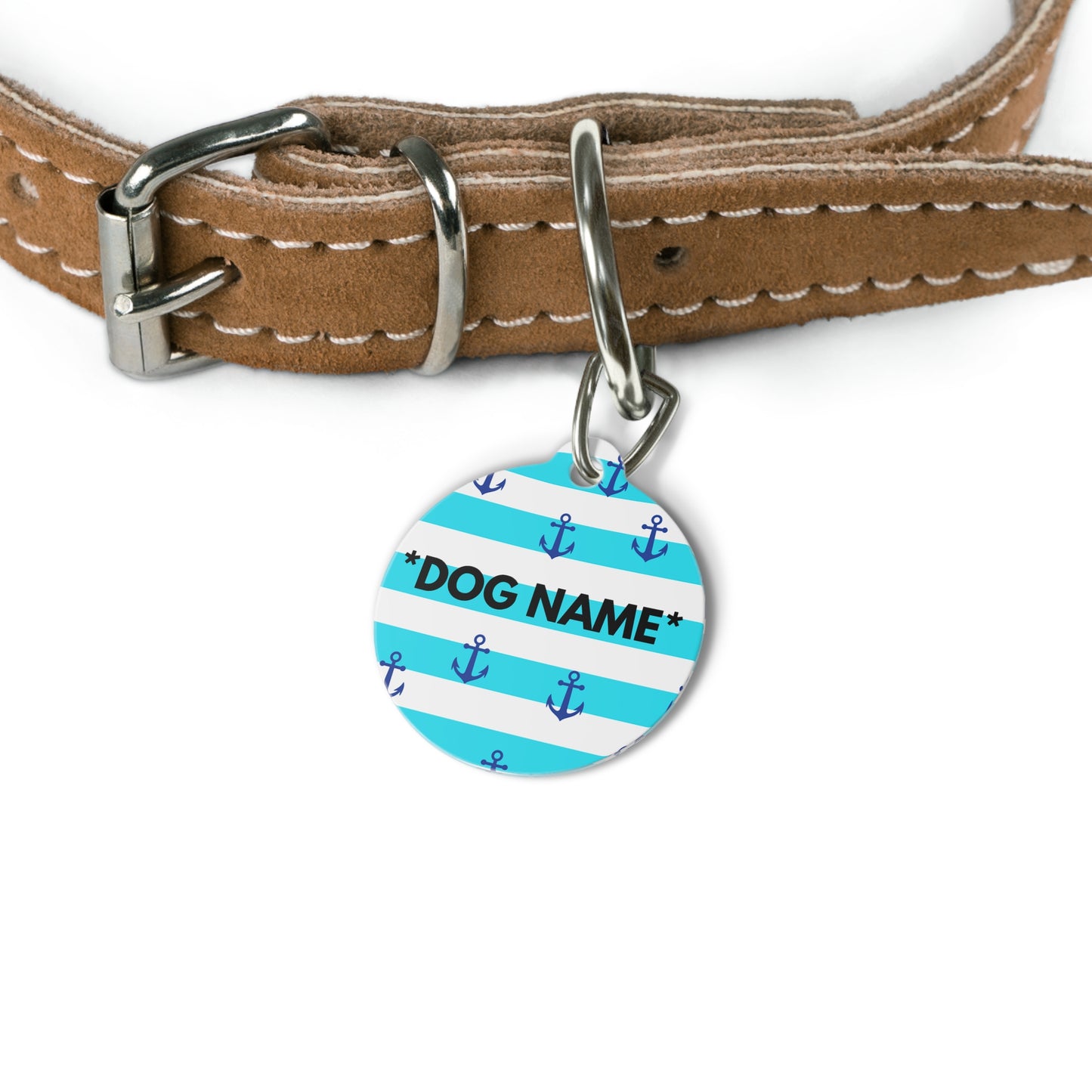 Custom Metal Dog Tag: A Water-Lover's Charm - swaggiwags