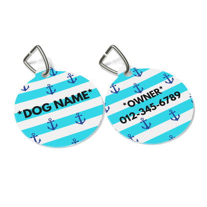 Custom Metal Dog Tag: A Water-Lover's Charm - swaggiwags
