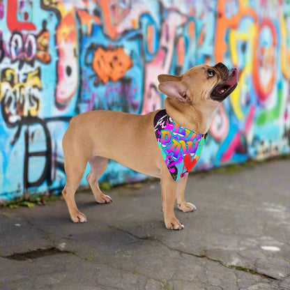 LUV PAW | GRAFFITI PET BANDANA