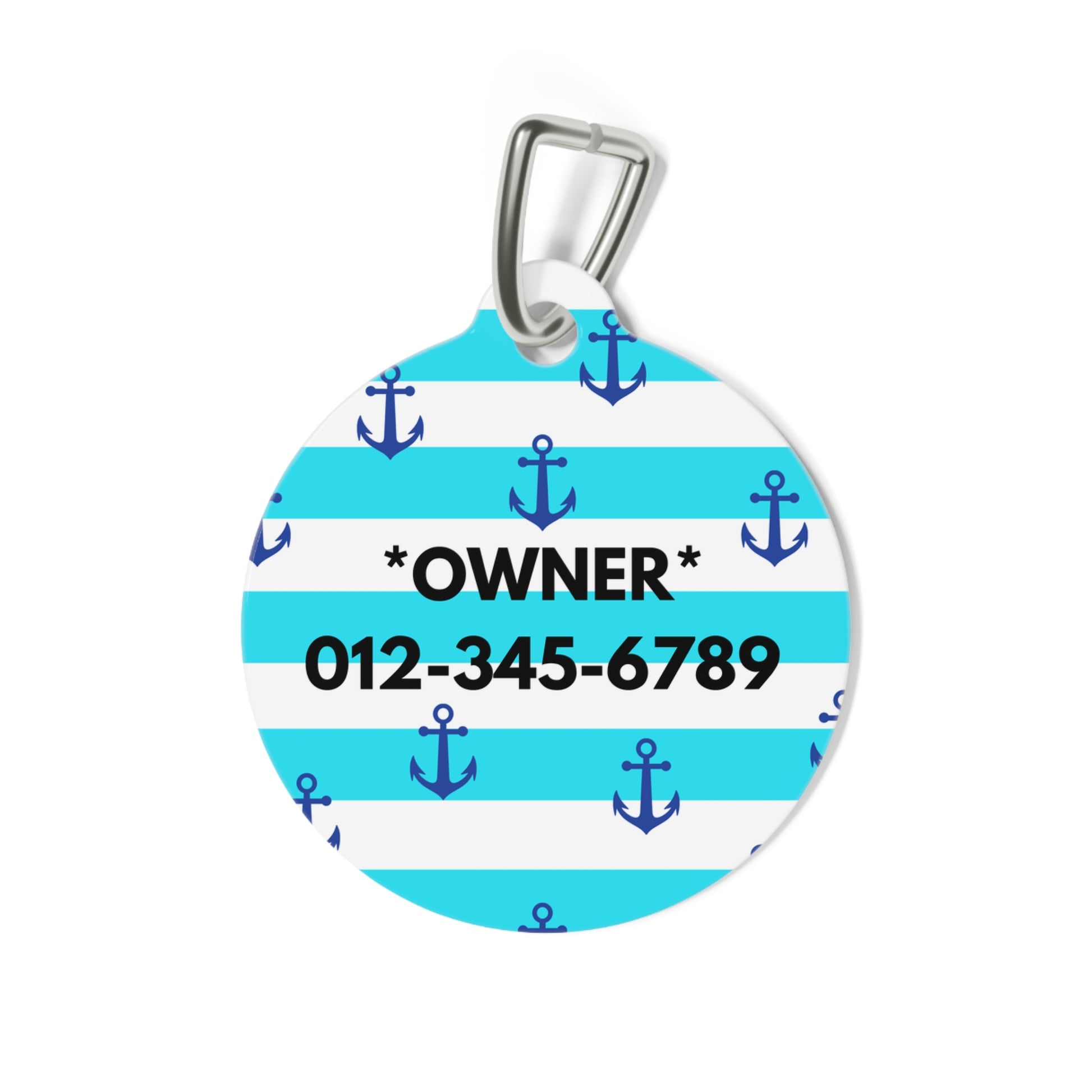 Custom Metal Dog Tag: A Water-Lover's Charm - swaggiwags