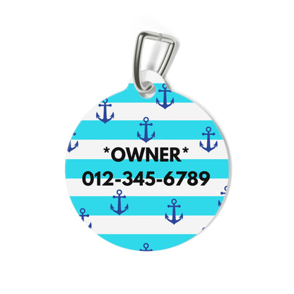 Custom Metal Dog Tag: A Water-Lover's Charm - swaggiwags