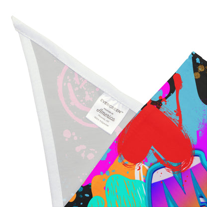 LUV PAW | GRAFFITI PET BANDANA