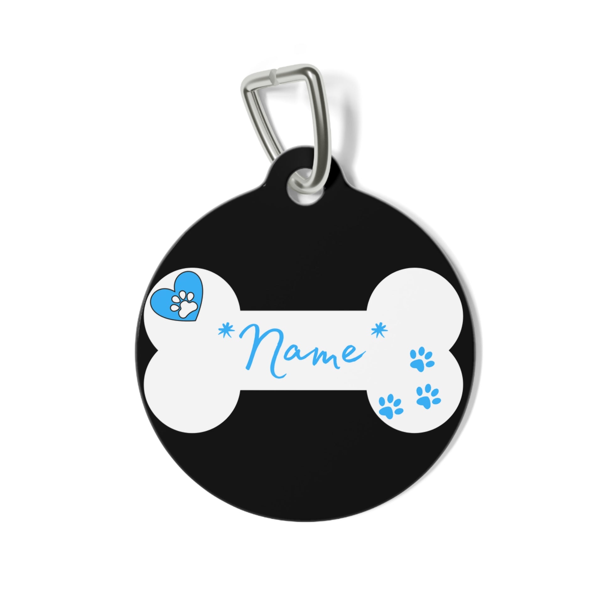 IT'S A BOY  | 1'' ROUND SOLID METAL DOG PET TAG - swaggiwags