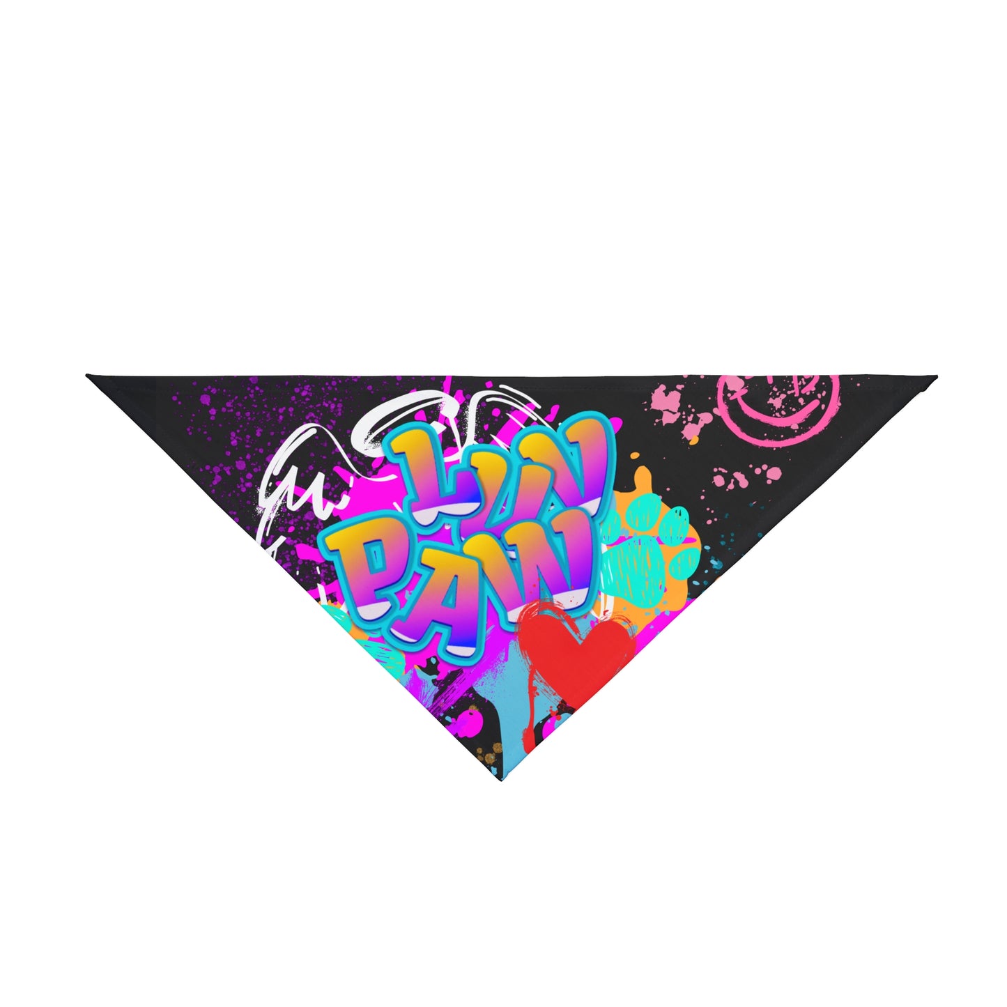 LUV PAW | GRAFFITI PET BANDANA