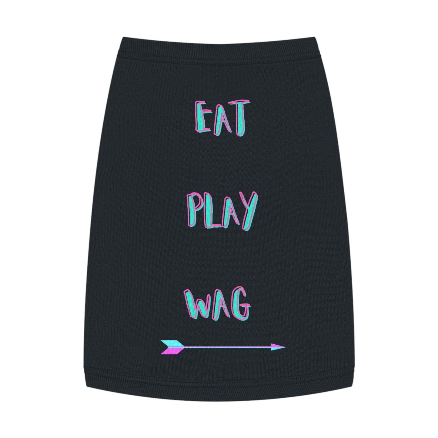 EAT, PLAY, WAG DOG PET SHIRT - swaggiwags
