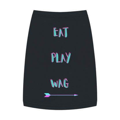 EAT, PLAY, WAG DOG PET SHIRT - swaggiwags