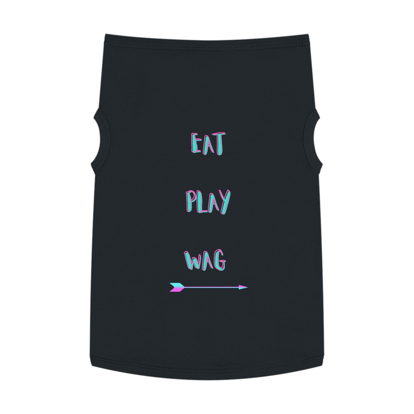 EAT, PLAY, WAG DOG PET SHIRT - swaggiwags