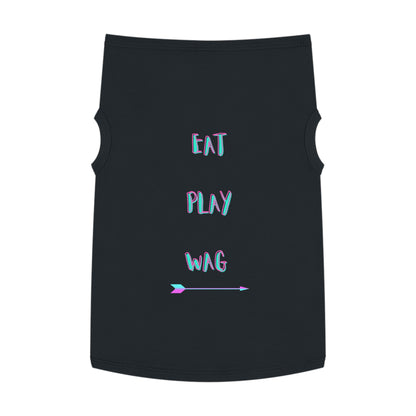EAT, PLAY, WAG DOG PET SHIRT - swaggiwags