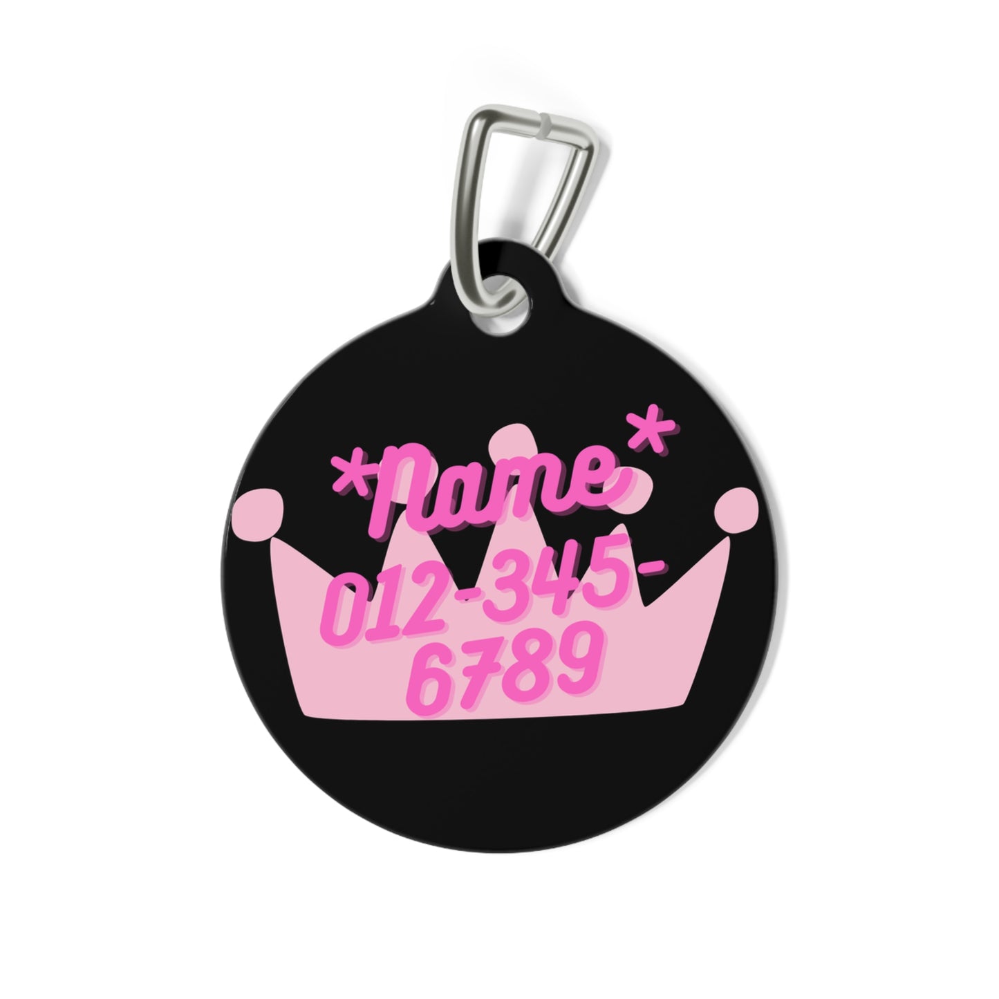 DRAMA QUEEN BK DOG PET TAG - swaggiwags