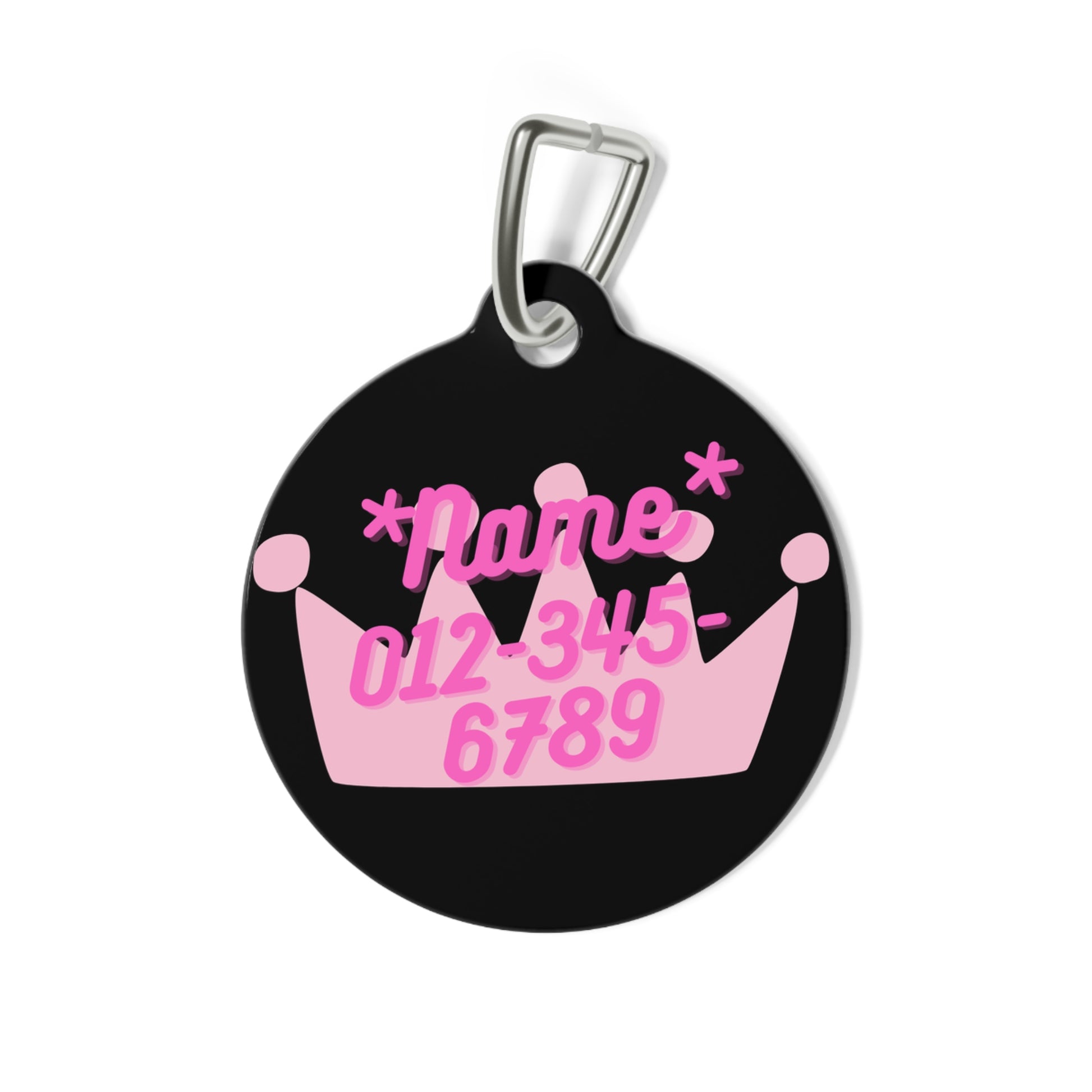 DRAMA QUEEN BK DOG PET TAG - swaggiwags