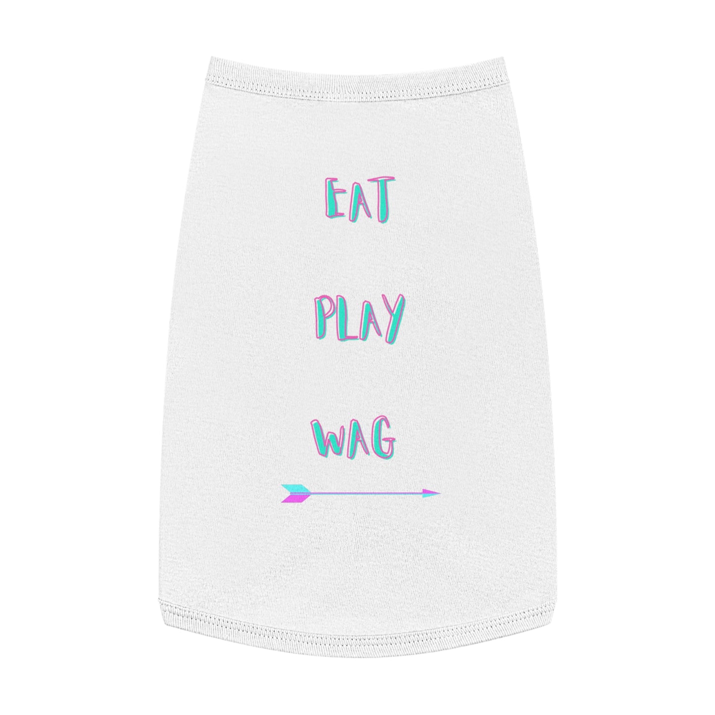 EAT, PLAY, WAG DOG PET SHIRT - swaggiwags