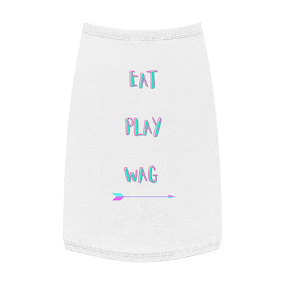 EAT, PLAY, WAG DOG PET SHIRT - swaggiwags