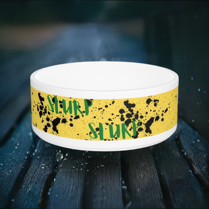 SLURP-SLURP Ceramic Dog bowl - swaggiwags