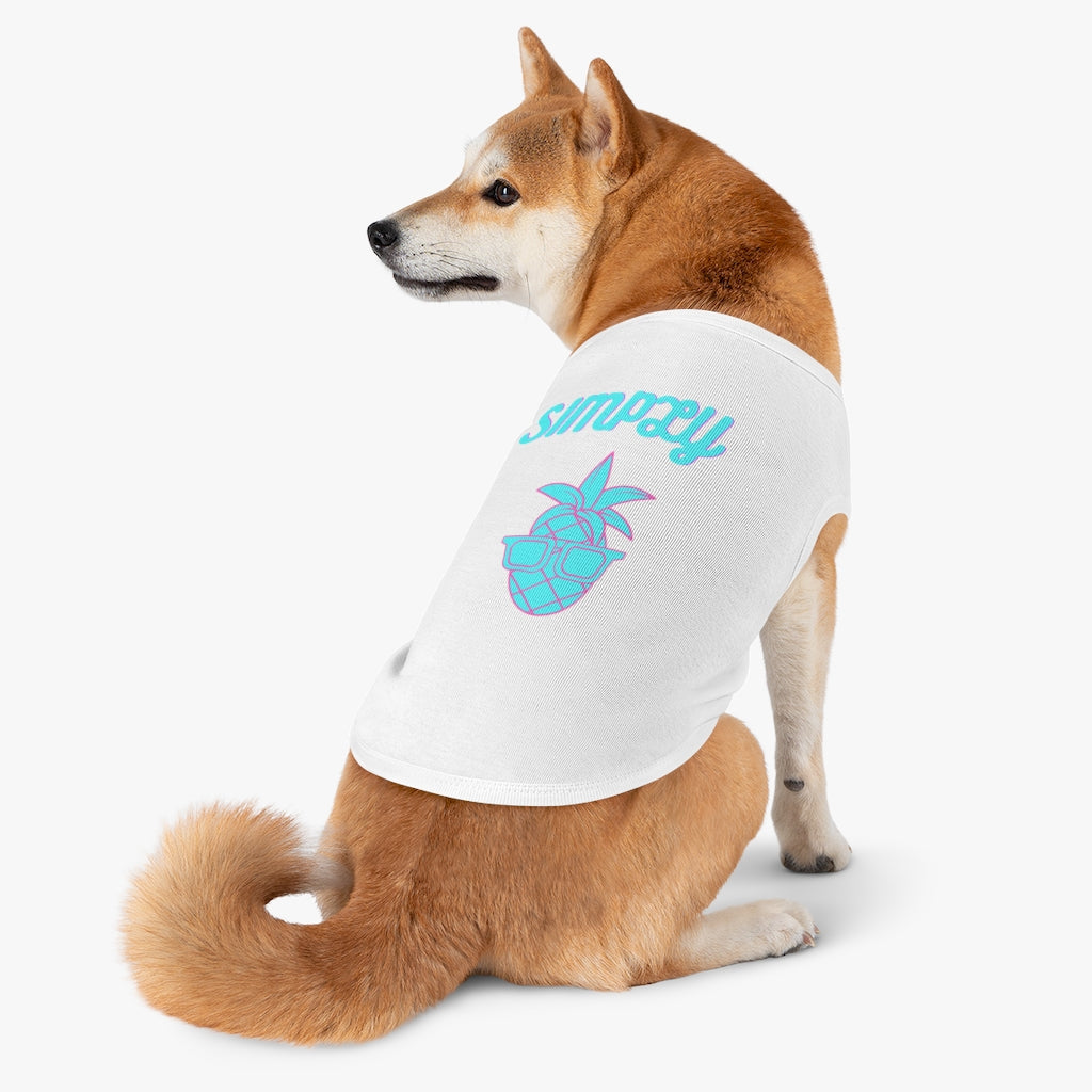 Simply Pineapples dog shirt - swaggiwags