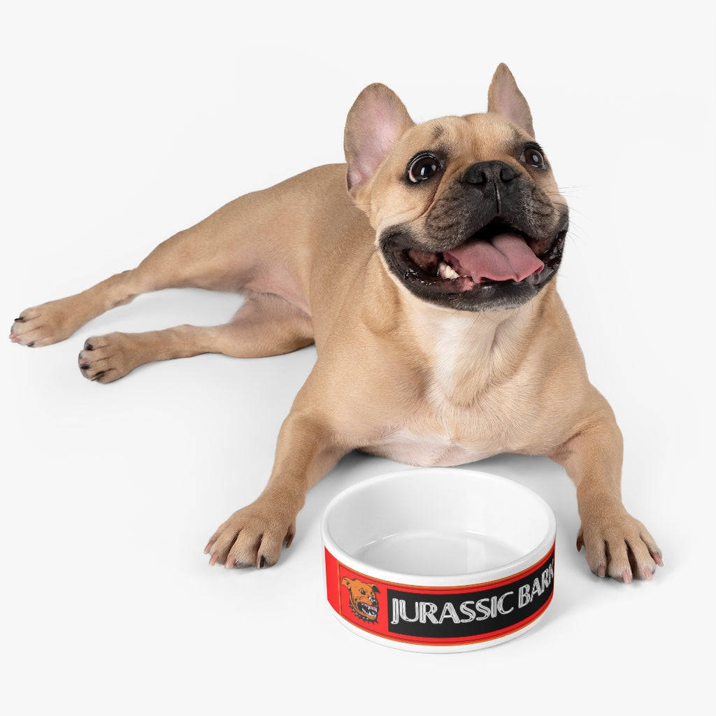 JURASIC BARK Ceramic Dog bowl - swaggiwags