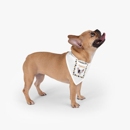 FRENCHIE TOAST DOT PET BANDANA - swaggiwags