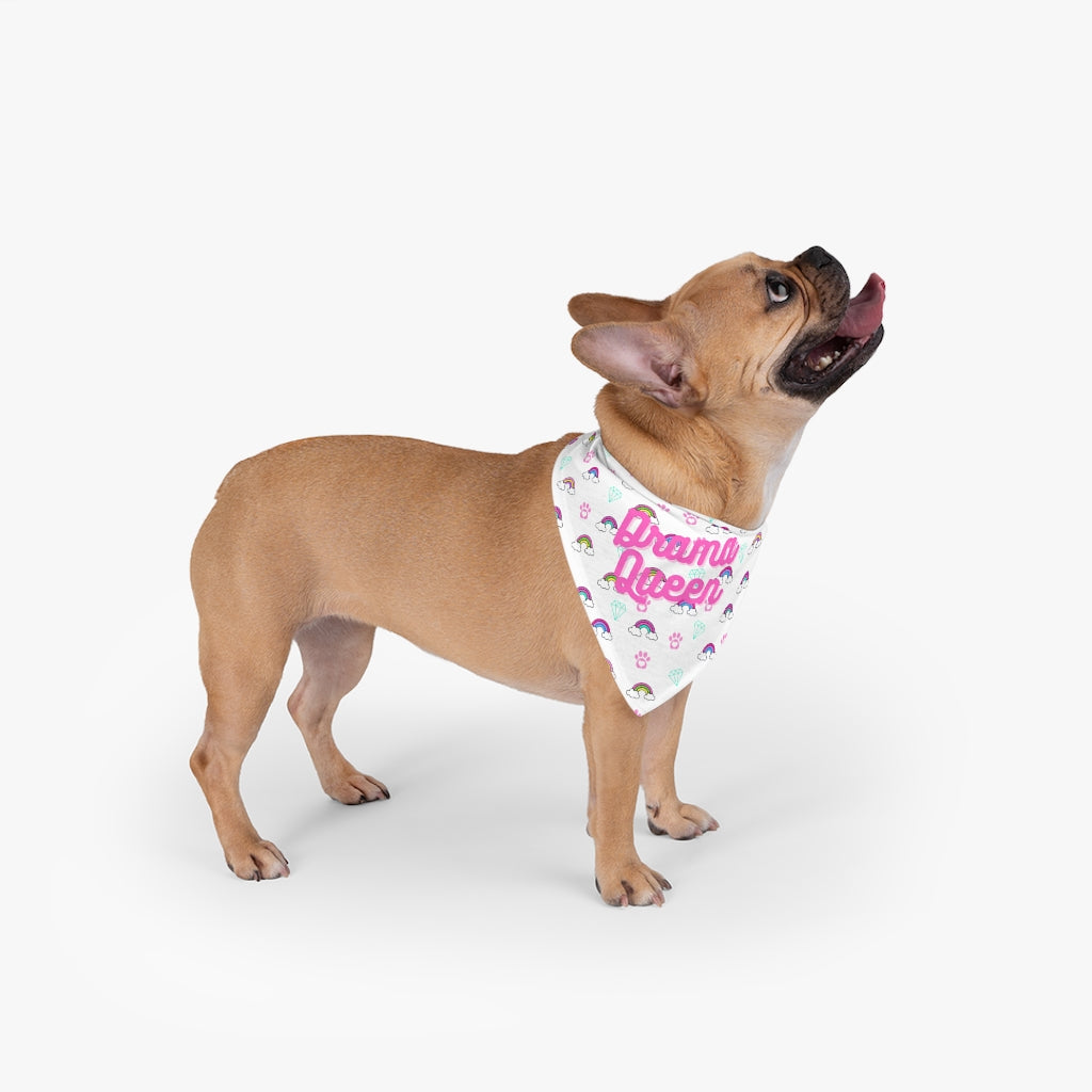 DRAMA QUEEN DOG PET BANDANA - swaggiwags