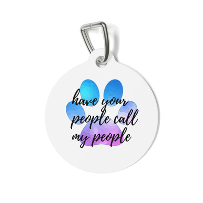 MY PEOPLE DOG PET TAG - swaggiwags