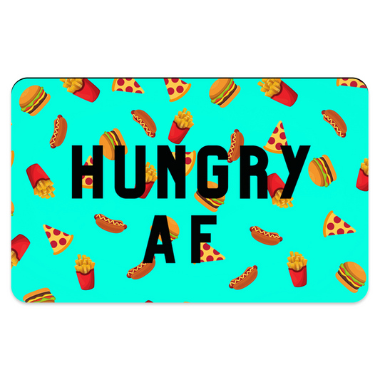 HUNGRY AF PET FOOD PLACEMAT - swaggiwags