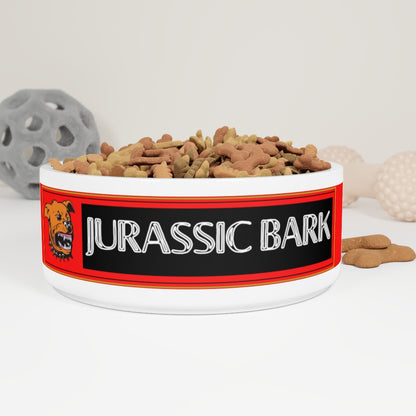 JURASIC BARK Ceramic Dog bowl - swaggiwags