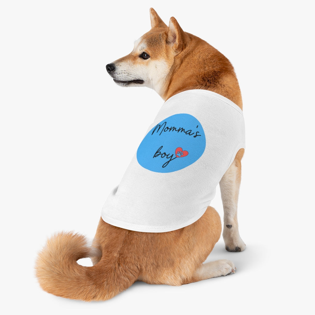 Mommas Boy dog Shirt - swaggiwags
