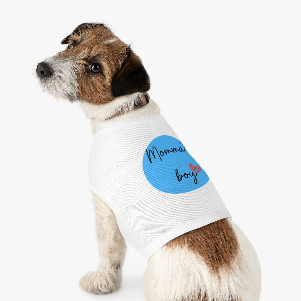 Mommas Boy dog Shirt - swaggiwags