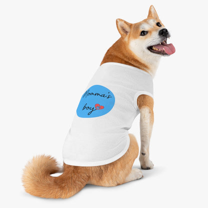 Mommas Boy dog Shirt - swaggiwags