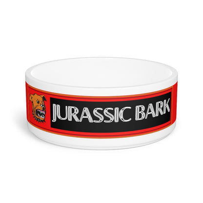 JURASIC BARK Ceramic Dog bowl - swaggiwags