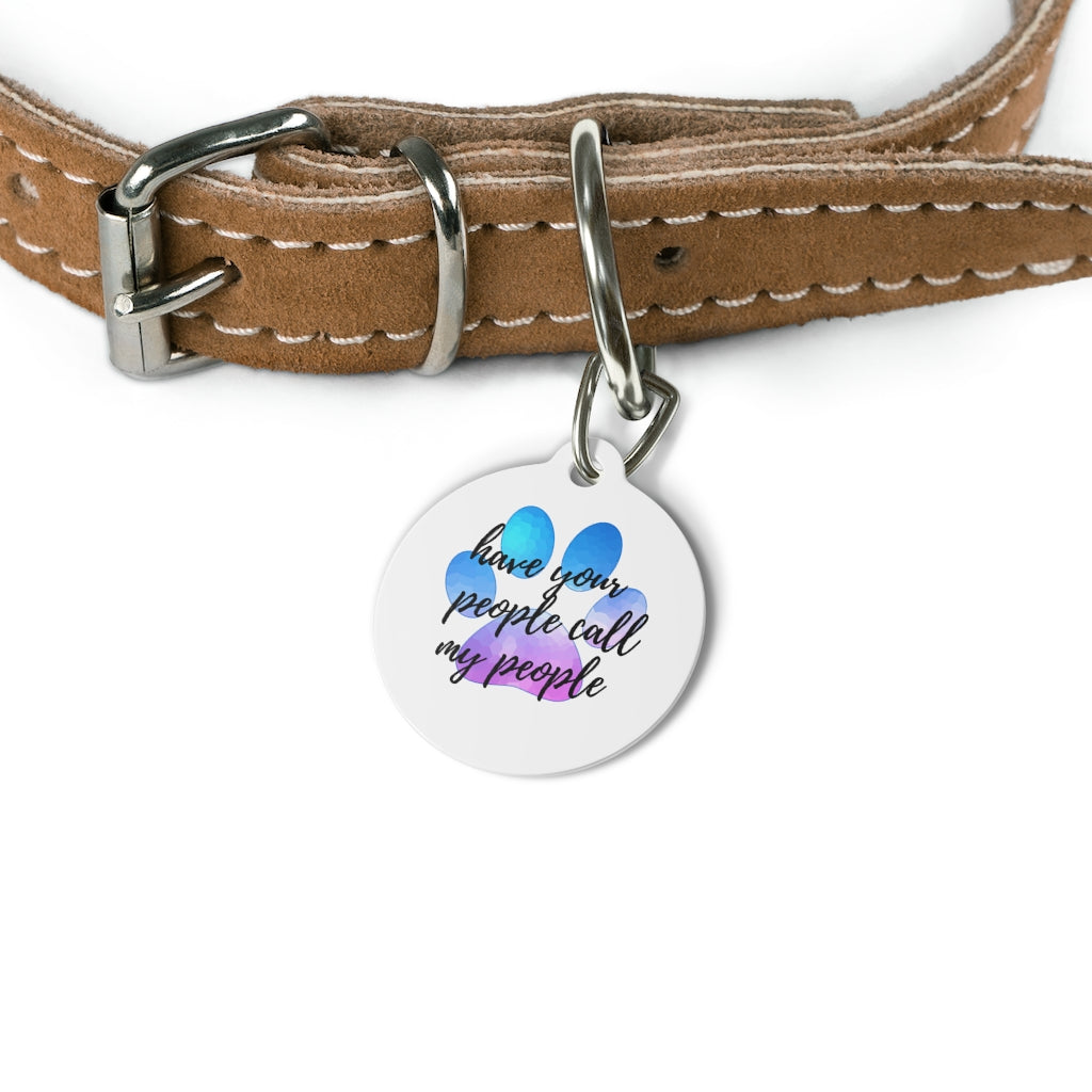 MY PEOPLE DOG PET TAG - swaggiwags