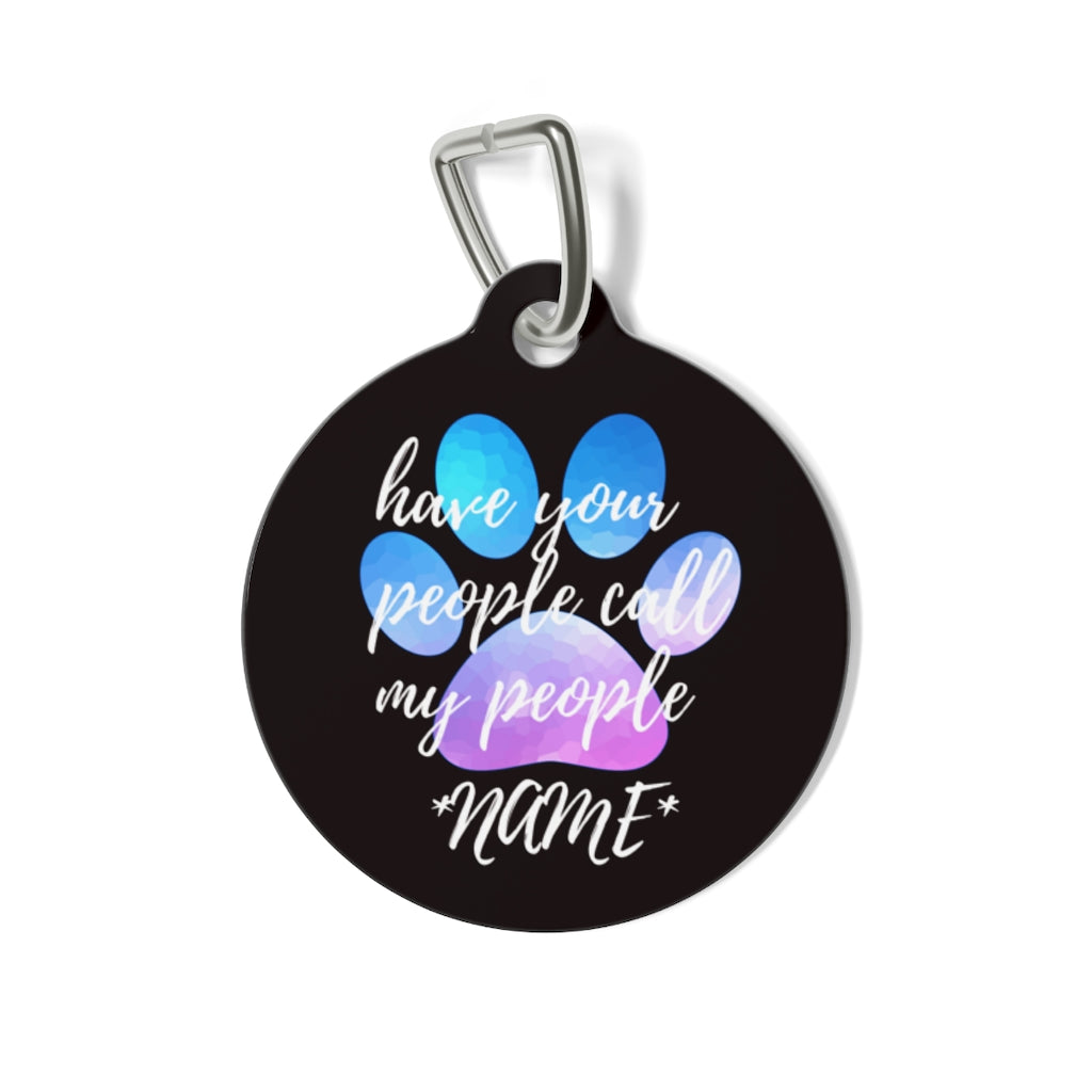 MY PEOPLE DOG PET TAG - swaggiwags