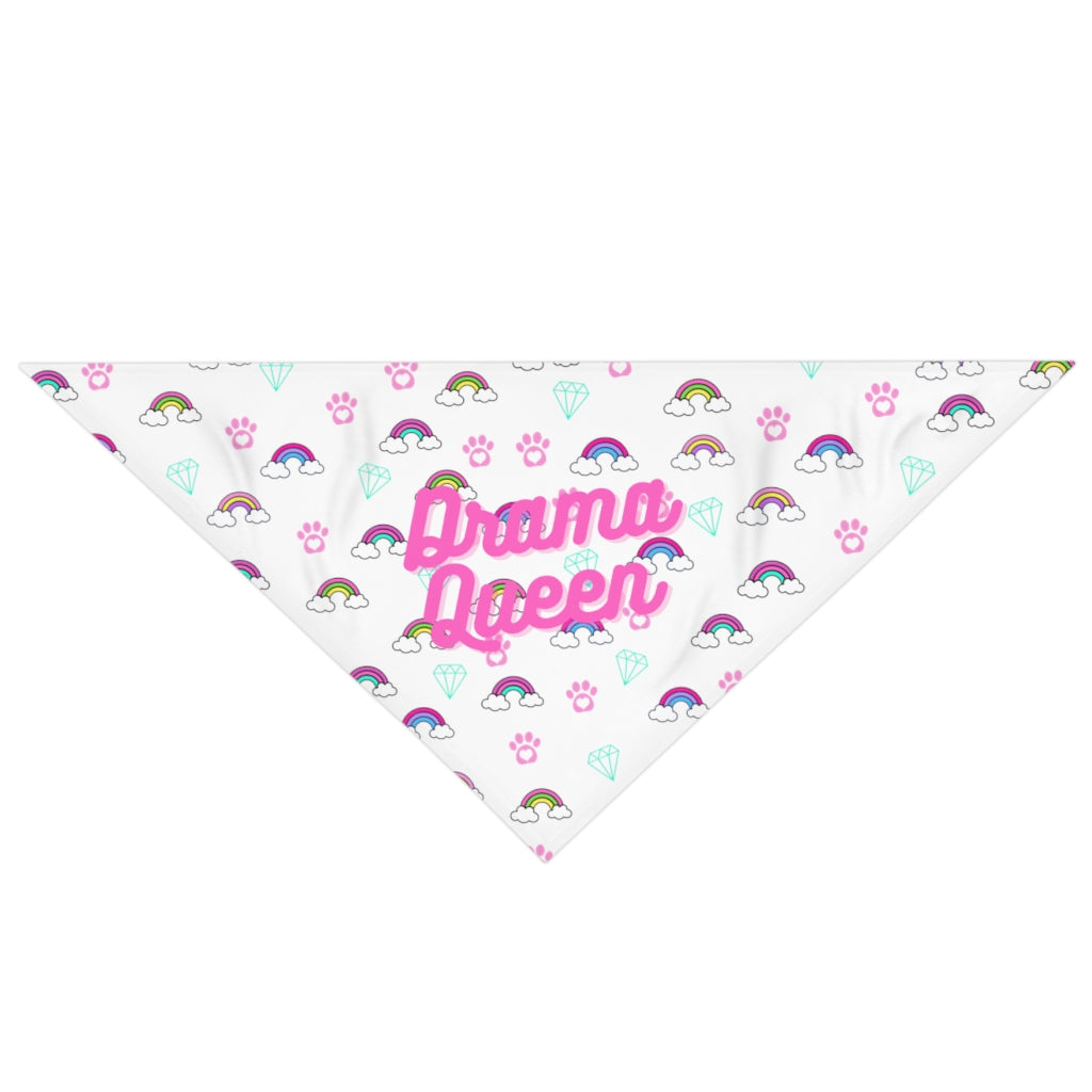 DRAMA QUEEN DOG PET BANDANA - swaggiwags